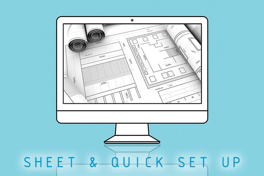 【AutoCADの基本作図】用紙サイズと図面尺度・図面範囲設定とクイックセットアップの使い方