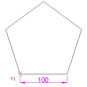 ポリゴンコマンドを使って正多角形を作成 Autocad Cad 製図の無料就職支援講座 Lulucad ルルキャド カレッジ